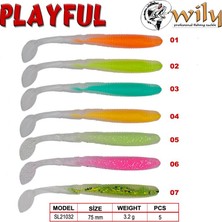 Wily Playful Silikon Yem 7.5 cm 3.2 gr