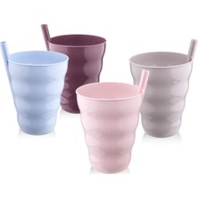Royaleks Poşetli Pipetli 3'Lü Bardak Ur 3181
