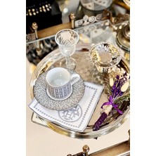 Arter Home Mozaik Gri Kokteyl Peçetesi 2'li