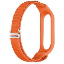 Dlrcase Xiaomi Mi Band 4 Kordon Ayarlanabilir Kademeli Naylon Sc4 Turuncu