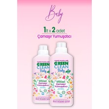 U  green Clean Baby Çamaşır Yumuşatıcı 1 L x 2 Adet