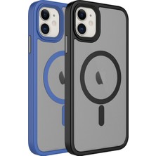 Case Street Casestreet Apple iPhone 12 Kılıf Flet Wireless Şarj Özellikli Mat Arka Yüzey Derin Mor