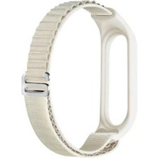 Gpack Xiaomi Mi Band 3 Kordon Ayarlanabilir Kademeli Naylon Sc4 Bej