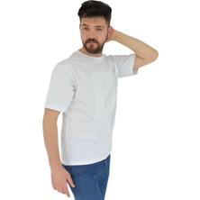 Naykı Erkek Baskılı Oversize Tişört 2379 BGL-ST02804