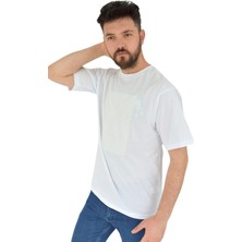 Naykı Erkek Baskılı Oversize Tişört 2379 BGL-ST02804