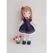 Deniz Bebek ve Mantarları Amigurumi Organik Oyuncak