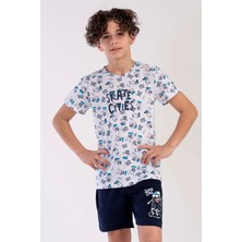 Vienetta Erkek Çocuk Kısa Kol Şortlu Pijama Takım

