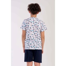 Vienetta Erkek Çocuk Kısa Kol Şortlu Pijama Takım

