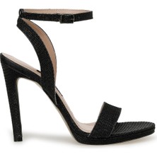 Nine West Lulle 3fx Siyah Kadın Topuklu Sandalet