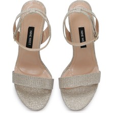 Nine West Lulle 3fx Altın Kadın Topuklu Sandalet