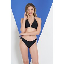 Ruko Maio 2318-4 Kadın Üçgen Boyundan Bağlamalı Ipli Bikini