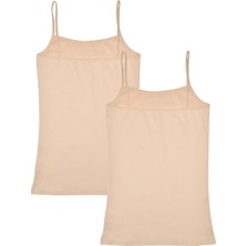 Organickid Comfort Kadın Ten Rengi Atlet Seti 2'li