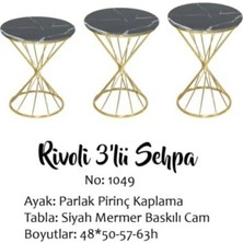 Bengi Ticaret Brc Rivoli Zigon Model Metal Transmisyon Çelik Gold Renk Kaplama Düz Siyah Temper El Yapım