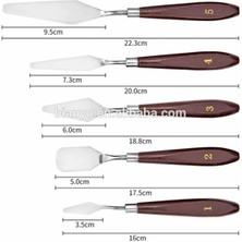 Esmay 5 Li Metal Spatula Seti Zemin Fırçası Boya Fırçası Akrilik Yağlı Boya Hobi Çalışmalar