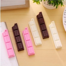 Taros Çikolata Şekilli Tükenmez Kalem Renkli 5 Parça Eğlenceli Kırtasiye Ürünü