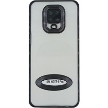 Plus Xiaomi Redmi Note 9s / Redmi Note 9 Pro ile Uyumlu Roma Lensli Lazer Slot Şeffaf Kılıf