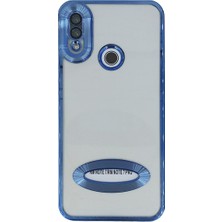 Plus Xiaomi Redmi Note 7 / Redmi Note 7 Pro ile Uyumlu Roma Lensli Lazer Slot Şeffaf Kılıf