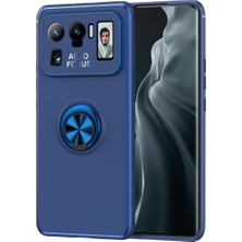 Pilanix Xiaomi Mi 11 Ultra Yüzüklü Manyetik Ravel Silikon Kılıf