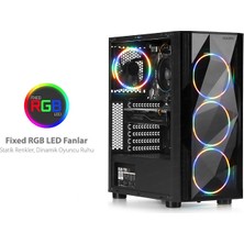 Dark Dıamond Pro DKCHDIAMONDPRO580BR 500W 80+ Bronze Gaming Mid-Tower Pc Kasası