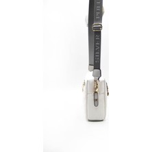 Silver Polo Kadın Çapraz Çanta Beyaz - A.gri NV1038