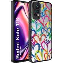Heptek İletişim Xiaomi Redmi Note 11 Global Kılıf Aynalı Desenli Kamera Korumalı Parlak Renkli Sert Kapak (Mirror)