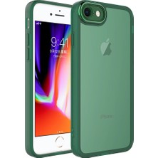 Voyo Apple iPhone 8 Kamera Koruma Mat ve Softlı Transparan Silikon Koruma Mat ve Soft Voyopost