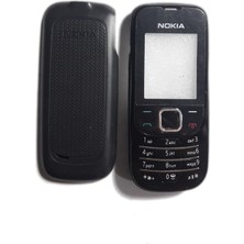 OEM Nokia 2323 Kapak 2323 Uyumlu Siyah Renk Ön Kapak Arka Kapak Tuş Takımı