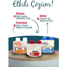 Munich Vet 3lü Set Kuşlar Için  Farmatom + Alfamin  + Neftor  (125 Ml)