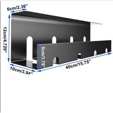 Ulysses Masa Altı Kablo Yönetim Tepsisi Kablo Organizeri Kablo Düzenleyici