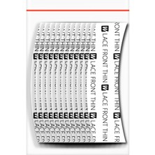 Walker Tape Waker Tape Lace Front Thin™ (Ön Dantel İnce) Protez Saç Bandı C (2 cm 7,5 cm)36 Adet