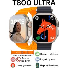 Tunali Mobile Watch 8 Ultra T800 49MM Kasa Çift Kordon Akıllı Saat