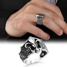 Argento Silver 925 Ayar Gümüş Erkek Yüzük