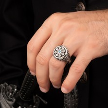 Argento Silver Firuze Taşlı 925 Ayar Gümüş Yüzük