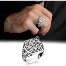 Argento Silver 925 Ayar Gümüş Erkek Yüzük