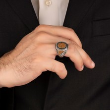 Argento Silver Kırmızı ve Siyah Taşlı