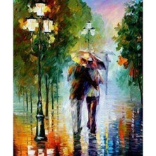 Ena Butik Canvas Kasımda Aşk Başkadır Sayılarla Boyama Seti  Rulo 40 x 50 cm