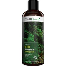 Wellgreen+ Vegan Sertifikalı Nane Özlü Detox Etkili Duş Jeli - 400 ml