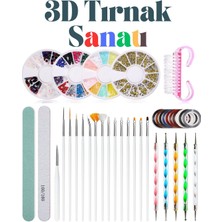 Transformacion 3D Protez Tırnak Süsleme Kiti