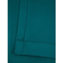 Evdepo Home Taç Petrol Mavisi Karartma Blackout Fon Perde, 1/3 Sık Pile, Tek Kanat, 70 x 270 cm