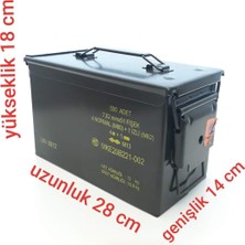 Bahadır Silahçılık Metal Mermi Kutusu-Mühimmat Kutusu-Mkek Metal Mermi Kutusu-Mühimmat Kutusu-Mkek