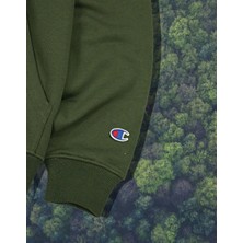 Bpm Champion Regular Kapüşonlu Sweatshirt Haki