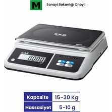 Cas Pr Iı D 30 Kg. Onaylı Tartım Terazisi