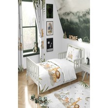 Talia Home Safari Sevimli Hayvanlar Desenli Nevresim Takımı TLAN-041