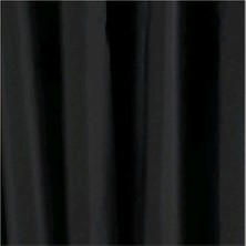 Taç Siyah Karartma Blackout Fon Perde, 1/3 Sık Pile, Tek Kanat, 60 x 260 cm