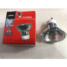 Classic 2 Adet 220W 50W GU10 Halojen Lamba Dimmer Uyumlu Çin Malı