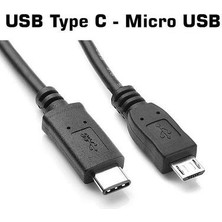Keepro 1 Metre Typec Micro USB Kablo 1 Metre Type-C Mikro USB Kablo
