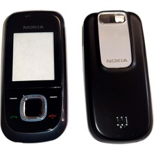 Nokia 2680S Kapak Nokia 2680S Uyumlu Siyah Renk Ön Kapak Arka Kapak Tuş Takımı