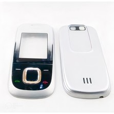 Nokia 2680S Kapak Nokia 2680S Uyumlu Gri Renk Ön Kapak Arka Kapak Tuş Takımı