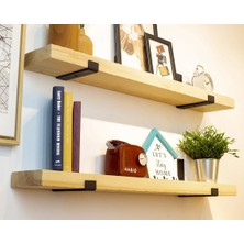 Karadeniz Dizayn 9X160 cm 2'li Demir Ayaklı Raf