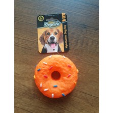 Doglife Sesli Donut Köpek Oyuncağı, Köpek Oyuncağı, Öten Köpek Oyuncağı, Renkli Köpek Oyuncağı, Köpek Oyuncakları